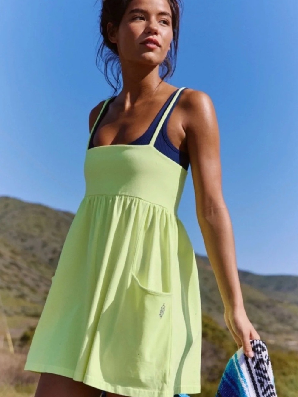 Free People Movement Hot Shot Strappy Romper